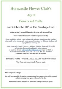 Horncastle flower club Flowers & Crafts